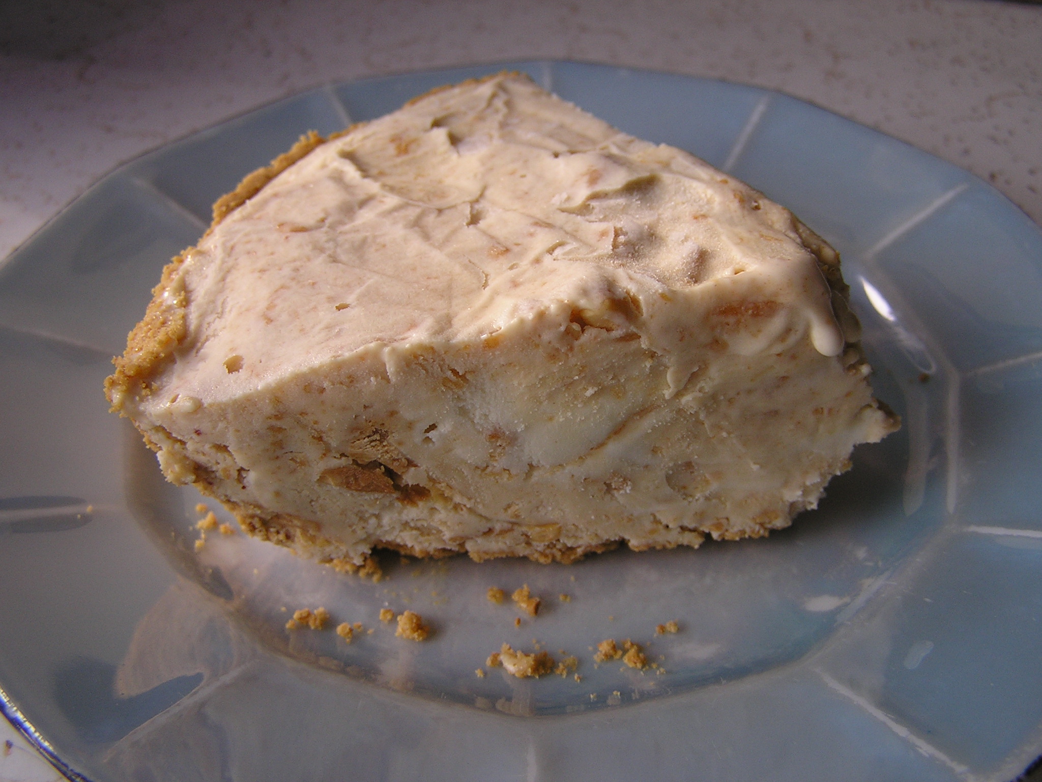 Peanut Butter Ice Cream Pie Slice